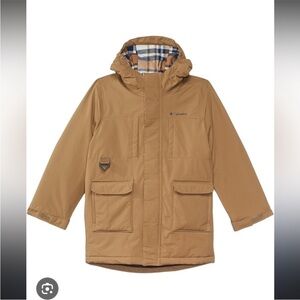 Columbia Kids Mt Adventure Plaid Lined Omni Tech Jacket